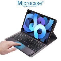 Microcase iPad Air 4.Nesil 10.9 inch 2020 Bluetooth Touchpad Klavye + Standlı Kılıf - BKK5