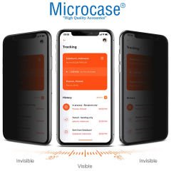 Microcase Apple iPhone 14 Plus Privacy Gizlilik Filtreli Tam Kaplayan Cam Koruma - AL3125