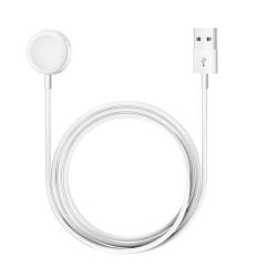 Microcase Apple Watch Ultra  /Ultra 2  49mm ile Uyumlu  Manyetik USB Şarj Cihazı 1m - AL3073 Beyaz