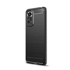 Microcase Xiaomi Redmi Note 11S Global 2022 Brushed Silikon Kılıf - Siyah