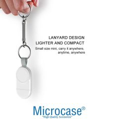 Microcase Apple Watch Ultra /Ultra 2 49mm için Anahtarlık Tipi Manyetik USB Şarj - Beyaz AL2364
