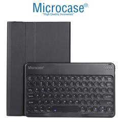 Microcase Huawei Mediapad T3 10 9.6 inç Yuvarlak Tuş Bluetooth Klavyeli Kılıf - YKK1