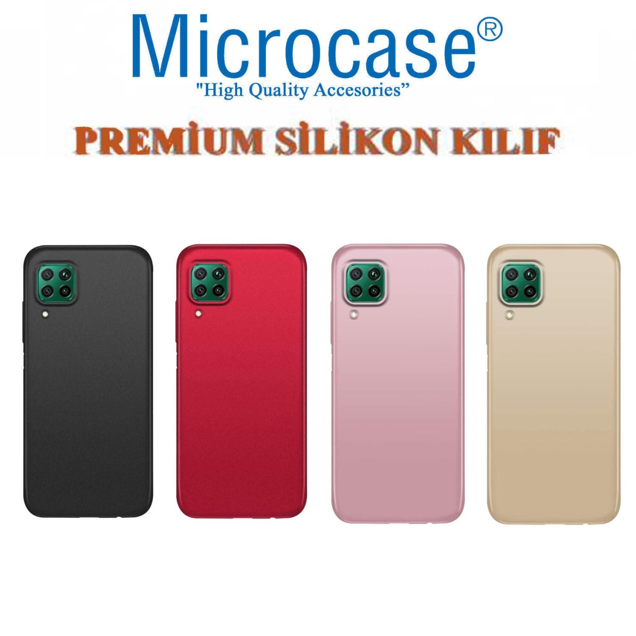 Microcase Huawei P40 Lite Premium Matte Silikon Kılıf