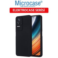 Microcase Xiaomi Redmi K40S Elektrocase Serisi Silikon Kılıf - Siyah
