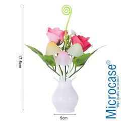 Microcase Priz Üzeri RGB Gece Lambası Çiçek Tasarım - AL3693