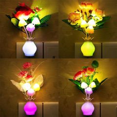 Microcase Priz Üzeri RGB Gece Lambası Çiçek Tasarım - AL3693