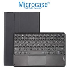 Huawei Mediapad T3 10 9.6 inch Yuvarlak Tuş Touchpad Klavyeli Kılıf -YKK3
