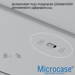 Microcase 8.5 inch Kedi Tasarım Dijital Kalemli Çizim Yazı Tahtası Eğitim Tableti Gri - AL3694