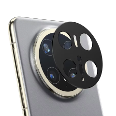 Microcase Huawei Mate 70 Pro Uyumlu Kamera Lens Koruma Halkası - Kapalı Tasarım -Siyah AL3401