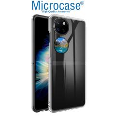 Microcase Huawei P50 Pocket Sert Kristal Kapak Koruma Kılıf - Şeffaf