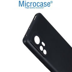 Microcase Xiaomi 12 Lite Elektrocase Serisi Silikon Kılıf - Siyah