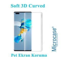 Microcase Huawei Mate 40 Pro Full Ekran Koruma Curved 3D Pet Film