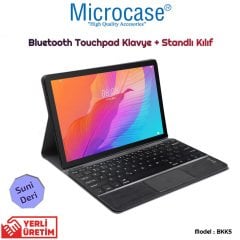 Microcase Huawei Matepad T10S 10.1 inch Bluetooth Touchpad Klavye + Standlı Kılıf - BKK5