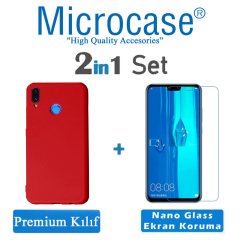 Microcase Huawei Y9 2019 Premium Matte Silikon Kılıf + NANO (SEÇ)