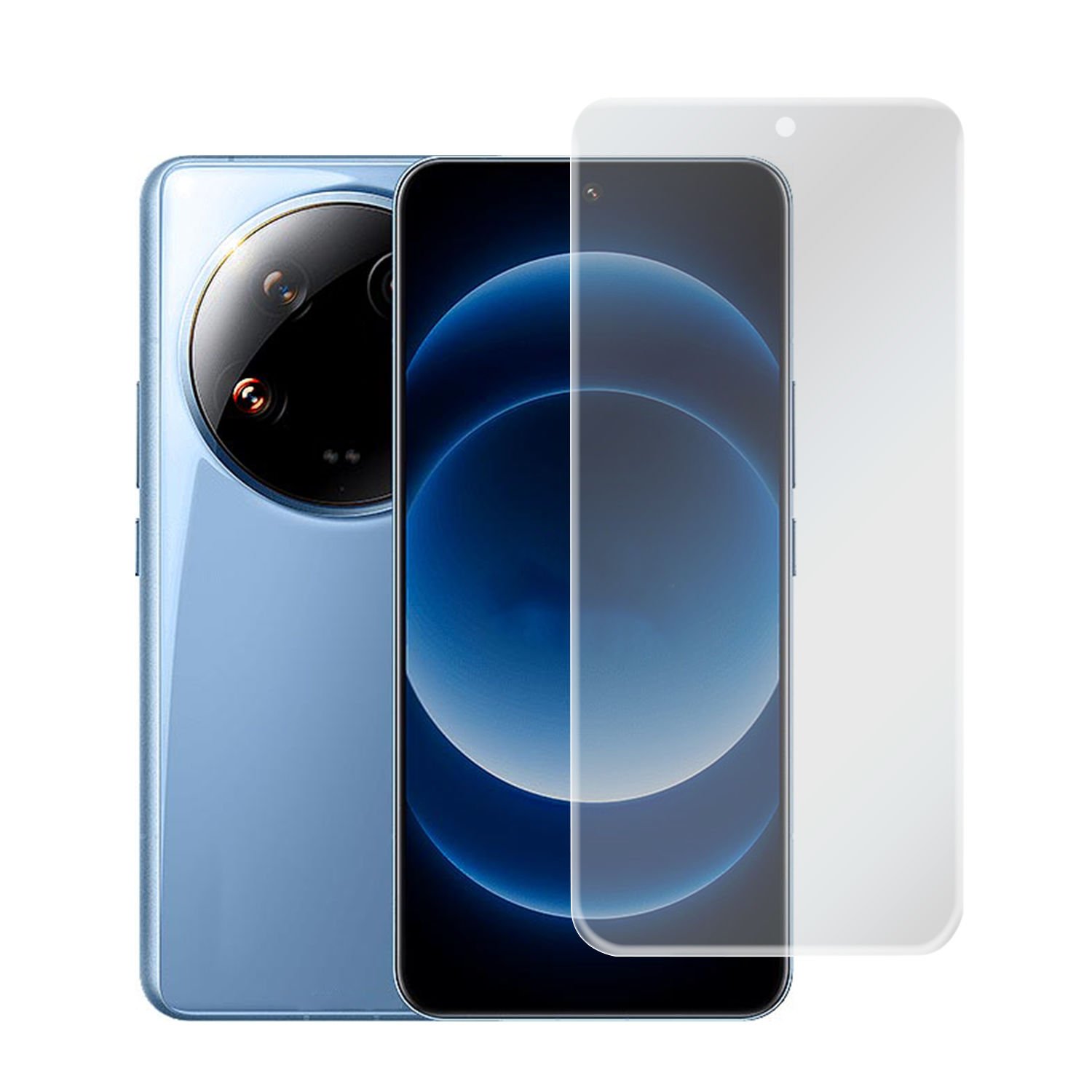 Microcase Xiaomi 14 Ultra Full Ekran Koruma Curved 3D Pet Film - AL3283