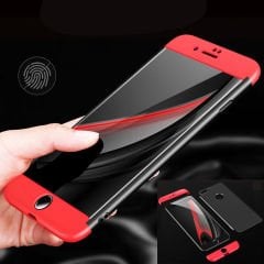 Apple iPhone 8 - 8 Plus Yeni 360 Fit Sert Koruma Kılıfı 3 in 1