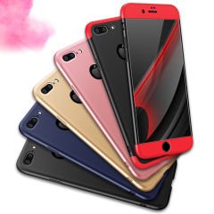 Apple iPhone 8 - 8 Plus Yeni 360 Fit Sert Koruma Kılıfı 3 in 1
