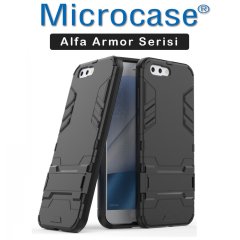 Microcase Asus Zenfone 4 ZE554KL Alfa Serisi Armor Kılıf Siyah