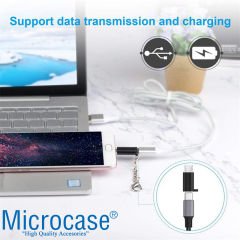 Microcase 2in1 USB 3.0 Hızlı Type C ve Micro USB OTG Adaptör - AL2616
