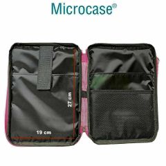 Microcase Tcl Nxtpaper 10s Tablet Tablet Uyumlu Tablet Çanta+Türkçe Bluetooth Klavye +Mouse+ Standı - Pembe AL8127