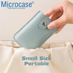 Microcase Suni Deri Çekmeli Kredi Kartlık - Kartvizitlik - AL4018