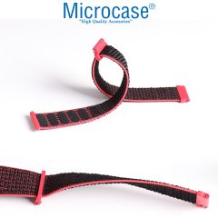 Microcase Vivo Active 3 için Cırtlı Kumaş Kordon Kayış - KY17