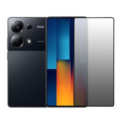Microcase Xiaomi Poco M6 Pro/Xiaomi Redmi 13 Pro 4GTam Kaplayan Çerçeveli Mat Cam Koruma - AL3124