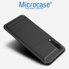 Huawei P20 Pro Brushed Silikon Kılıf + Şarj ve Kulaklık Adaptörü