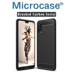 Huawei P20 Pro Brushed Silikon Kılıf + Şarj ve Kulaklık Adaptörü