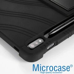 Microcase Samsung Galaxy Tab S9 FE X510 10.9 inch Tablet için Standlı Silikon Kılıf - AL3309