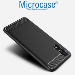 Huawei P20 Brushed Silikon Kılıf + Şarj ve Kulaklık Adaptörü