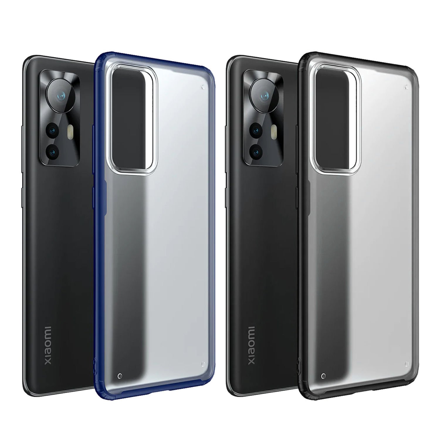 Microcase Xiaomi 12 Lite Luna Serisi Köşe Korumalı Sert Rubber Kılıf - AL3422