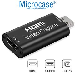 Microcase USB 2.0 HDMI Video Capture Video Kayıt Ekran Aktarma Adaptörü Model No : AL2623