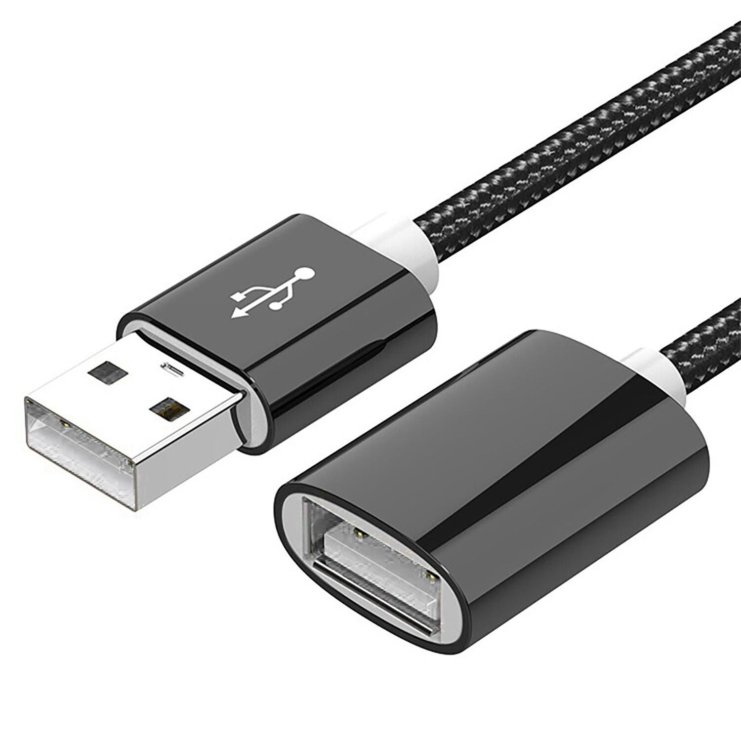 Microcase Yüksek Hızlı USB 2.0 Örgülü Uzatma Kablosu - 100 cm AL2861