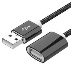 Microcase Yüksek Hızlı USB 2.0 Örgülü Uzatma Kablosu - 100 cm AL2861