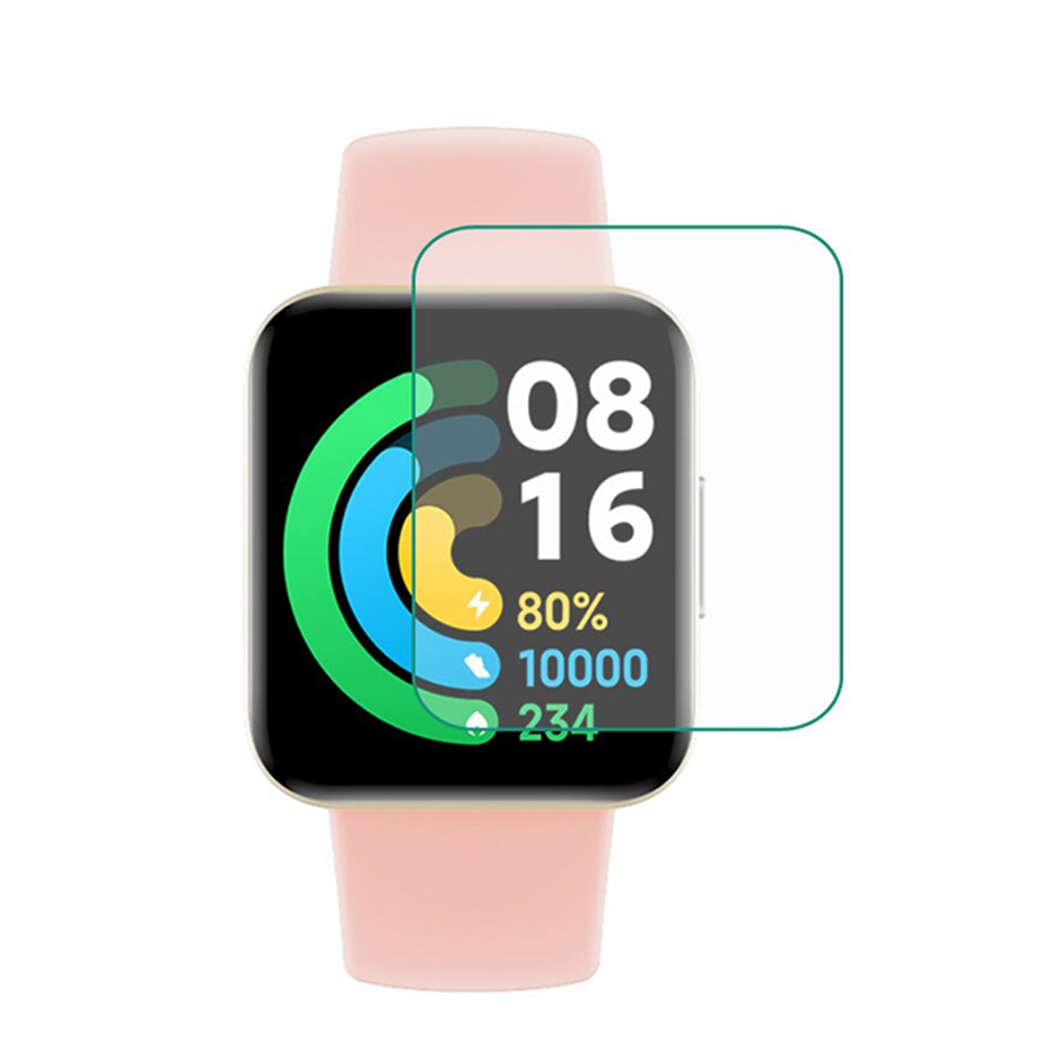 Microcase Xiaomi Poco Watch TPU Ekran Koruma Filmi - Şeffaf