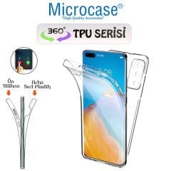 Microcase Huawei P40 360 Tpu Serisi Ön Arka Full Cover Şeffaf Kılıf