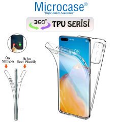 Microcase Huawei P40 360 Tpu Serisi Ön Arka Full Cover Şeffaf Kılıf