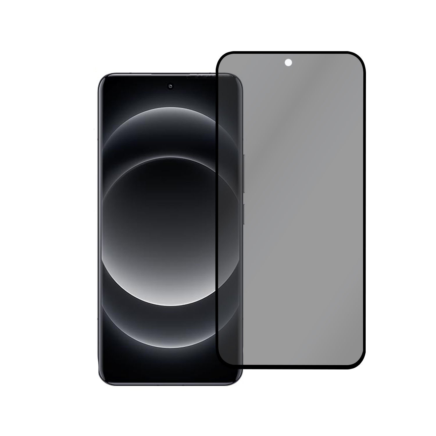 Microcase Xiaomi 14 Ultra Tam Kaplayan Çerçeveli Mat Cam Koruma - AL3124