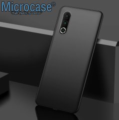 Microcase Meizu 16s Pro Elektrocase Serisi Silikon Kılıf Siyah + Tempered Glass Cam Koruma (SEÇENEKLİ)