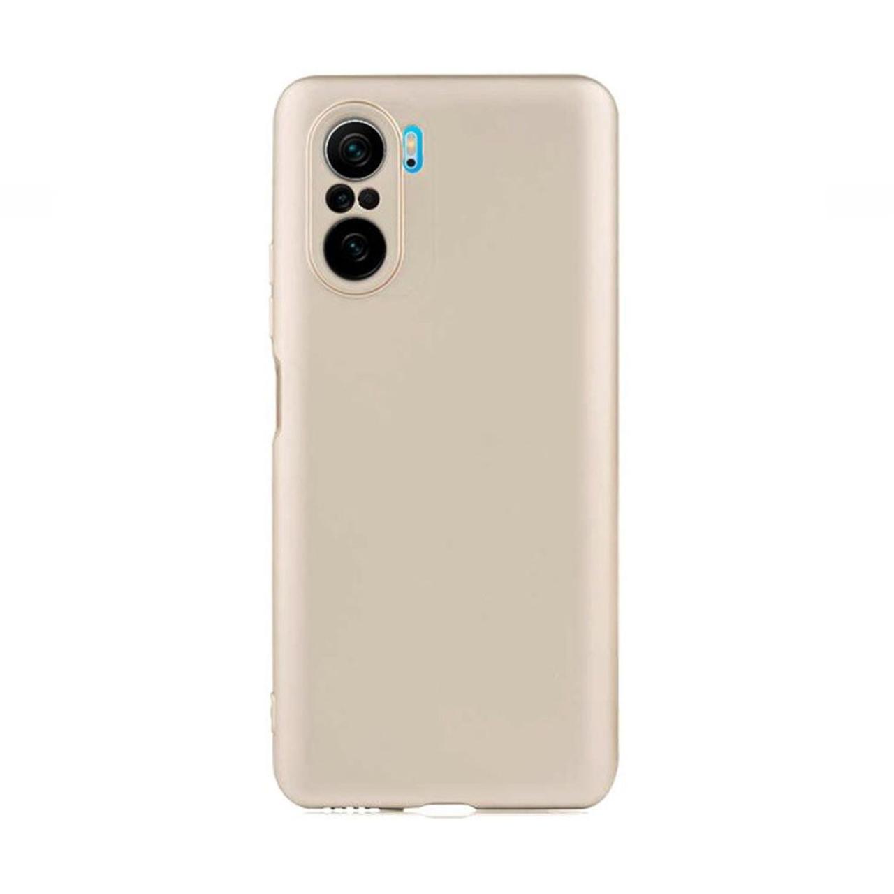 Microcase Xiaomi Redmi K40 Pro Premium Matte Silikon Kılıf - Gold