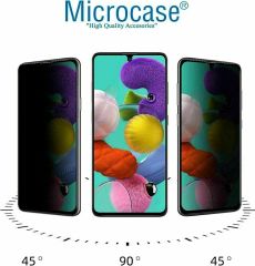 Microcase Xiaomi Poco M6 Pro 4G/Redmi Note 13 Pro 4G Privacy Gizlilik Filtreli Tam Kaplayan Tempered Cam-AL3125