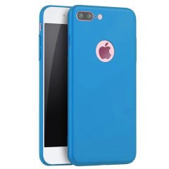 Apple iPhone 7-7 Plus Premium Matte Silikon Kılıf + Cam Koruma