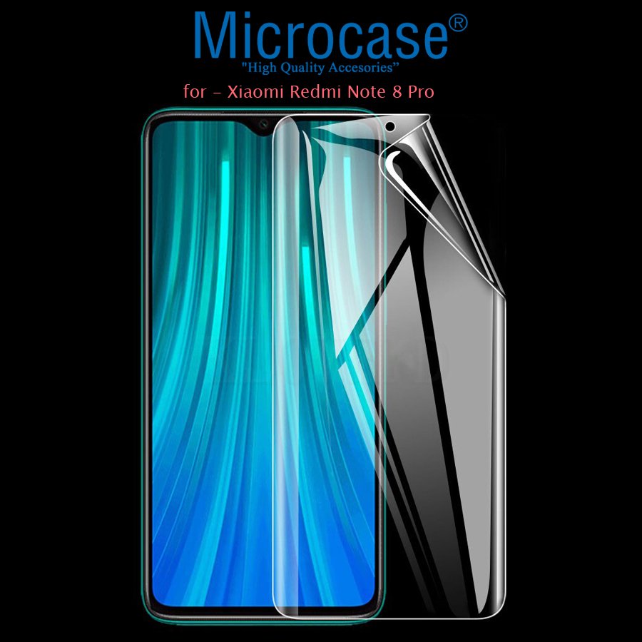 Microcase Xiaomi Redmi Note 8 Pro Full Ön Kaplama Koruma Filmi