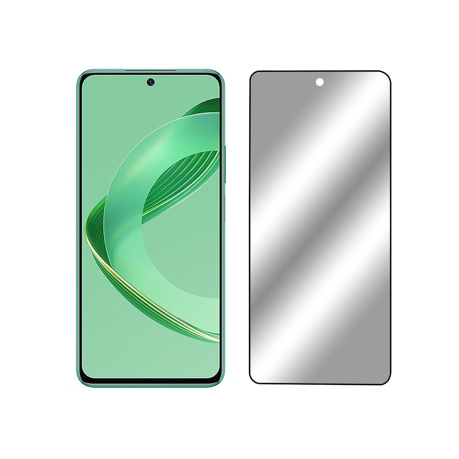 Microcase Huawei Nova 12 SE / Nova 11 SE 4G Tam Kaplayan Çerçeveli Tempered Ekran Koruyucu -AL3276