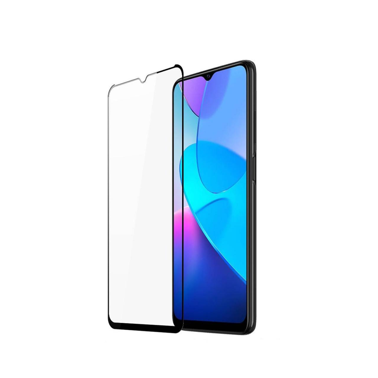 Microcase Vivo Y11S Tam Kaplayan Çerçeveli Cam - Siyah