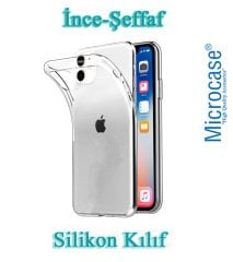 Microcase iPhone 11 Ultra İnce 0.2 mm Soft Silikon Kılıf - Şeffaf