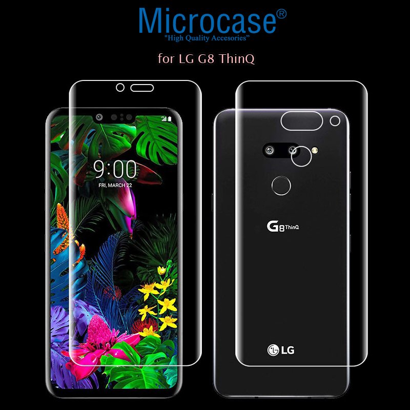 Microcase LG G8 ThinQ Full Ön Arka Kaplama Koruma Filmi