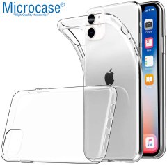 Microcase iPhone 11 Ultra İnce 0.2 mm Soft Silikon Kılıf - Şeffaf