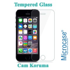 Microcase iPhone 5C Tempered Glass Cam Ekran Koruyucu